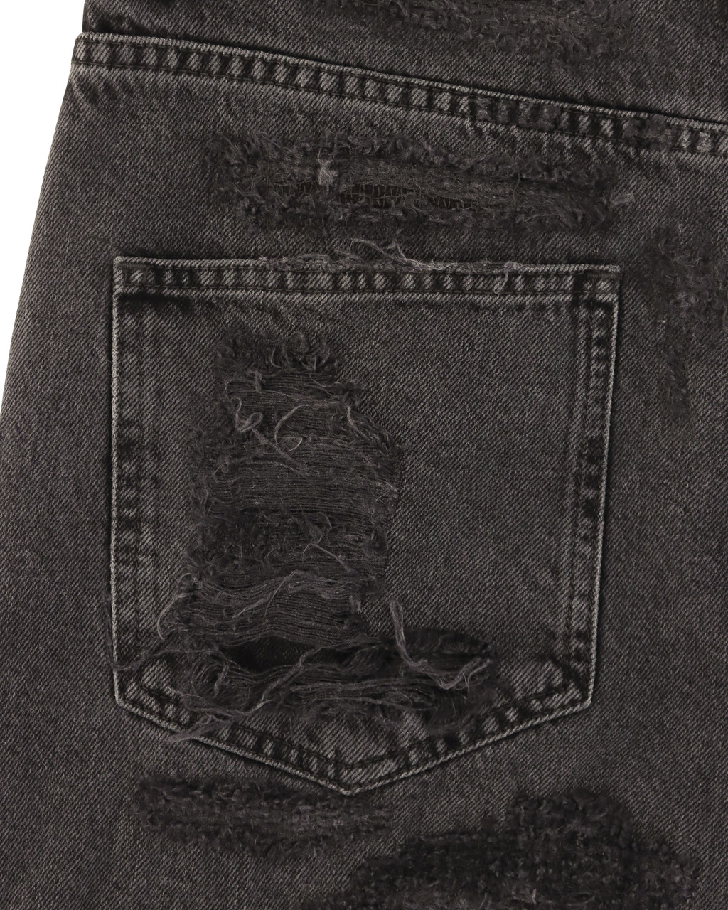 DESTROYED EMBROIDERY JEAN - 11