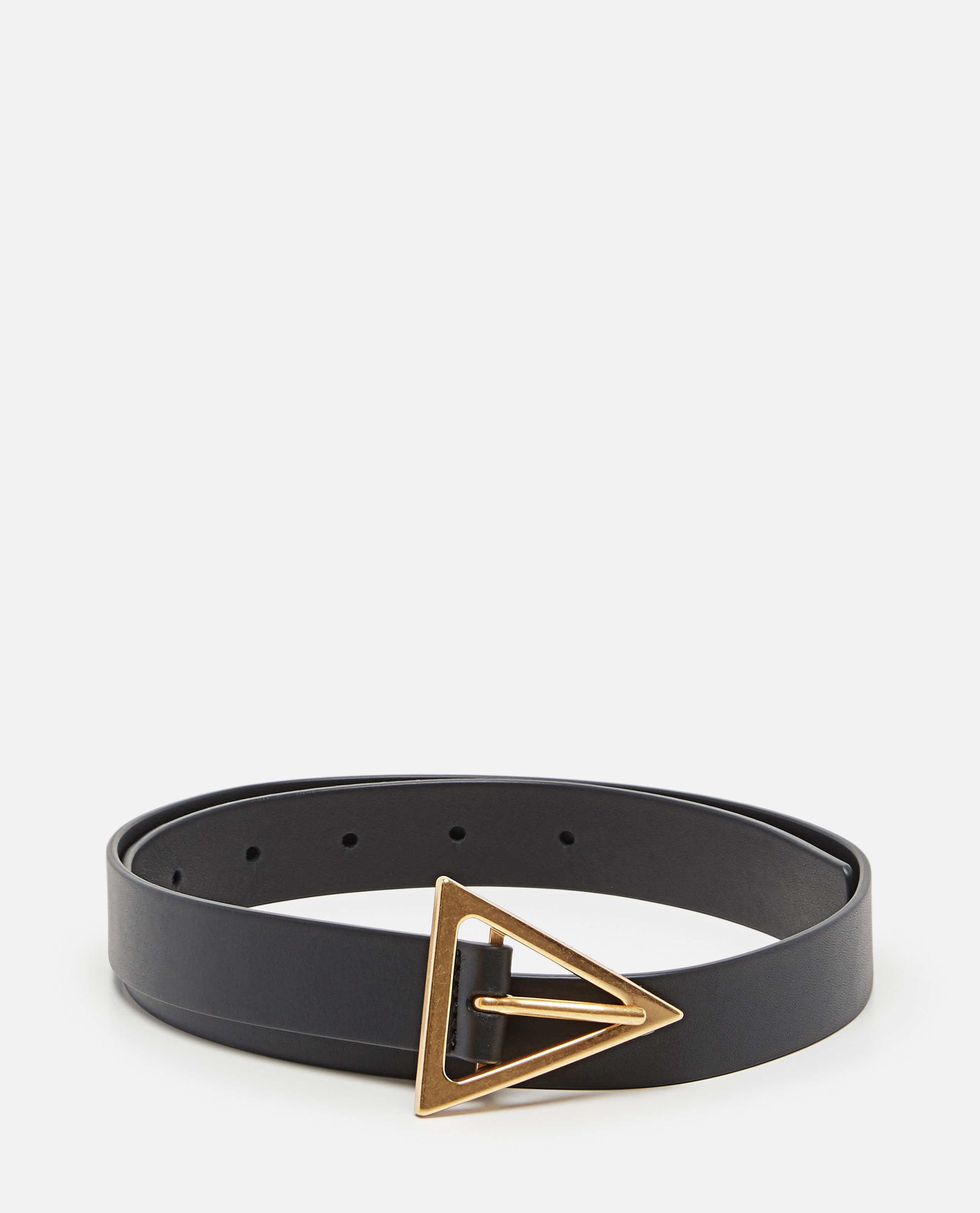 2.5CM TRIANGLE LEATHER BELT - 1