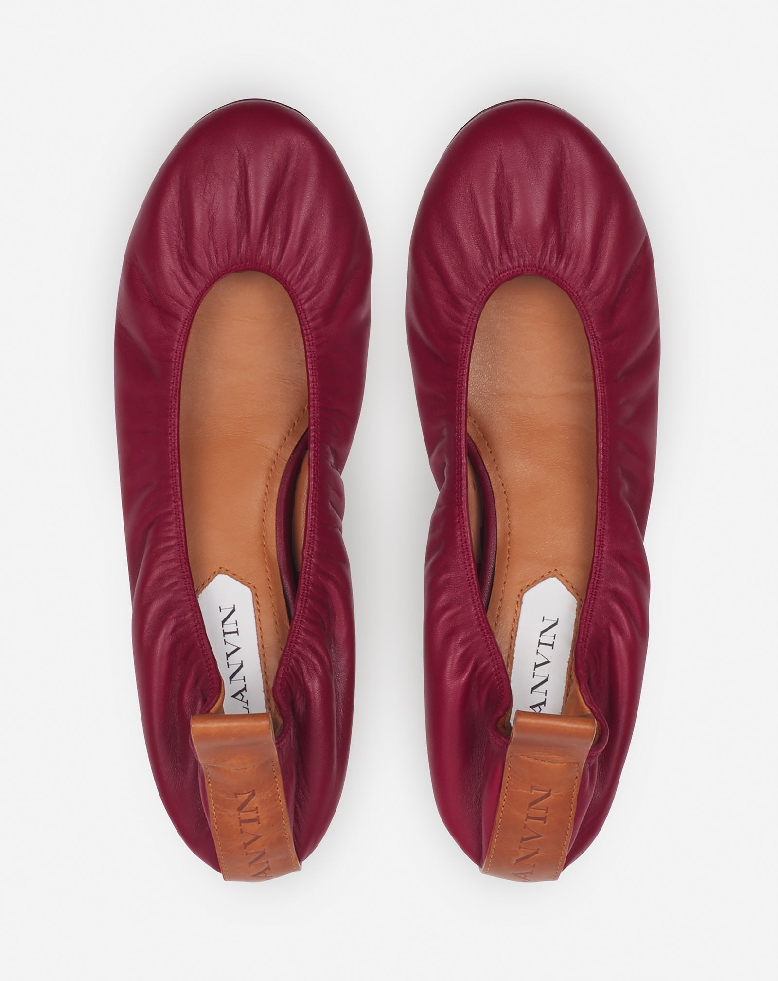 THE LEATHER BALLERINA FLAT - 4