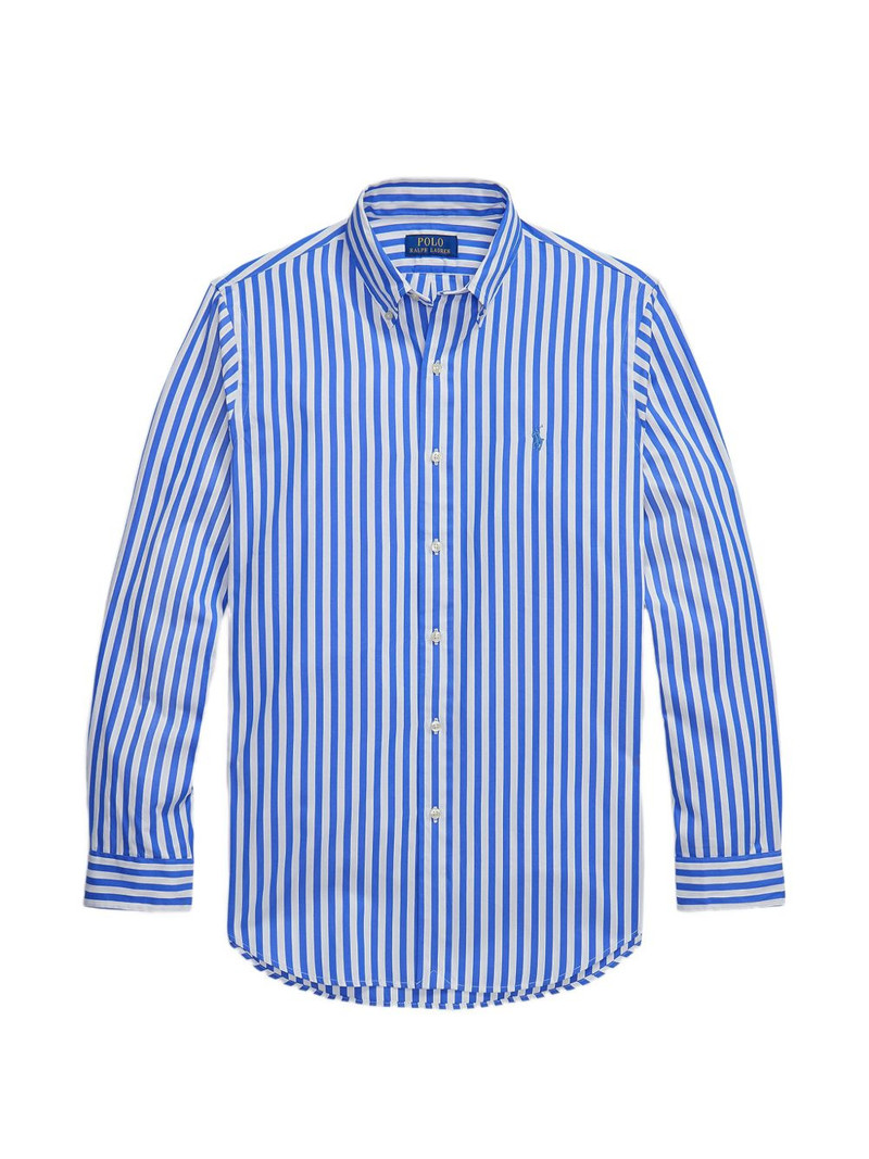 striped logo shirt 1