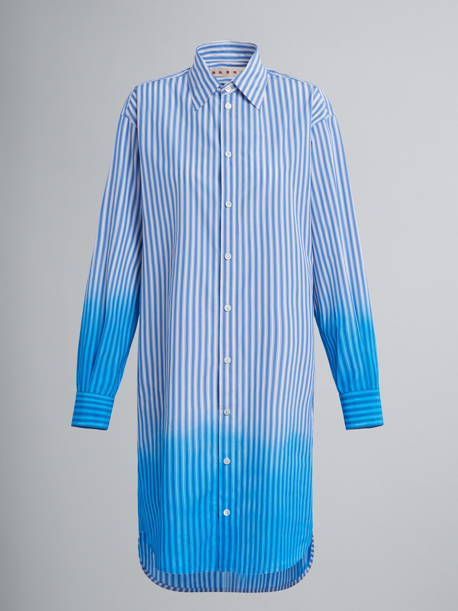 DIP-DYED POPLIN DRESS - 1