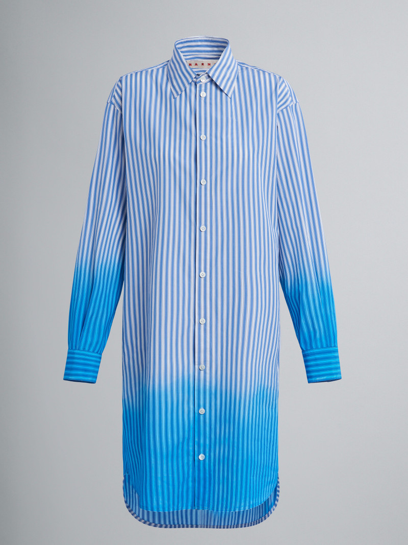 DIP-DYED POPLIN DRESS - 1