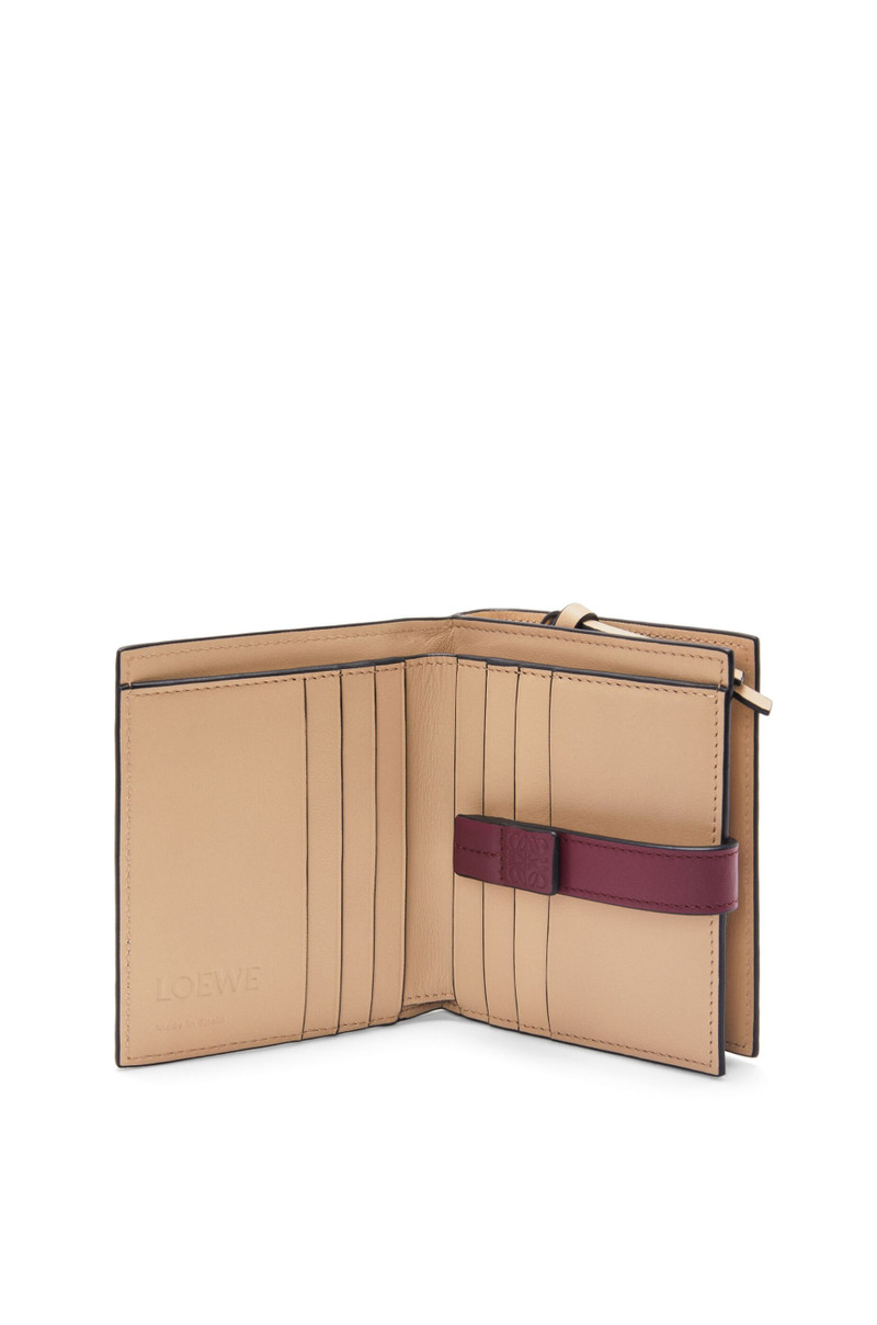 Loewe Compact zip wallet in soft grained calfskin outlook