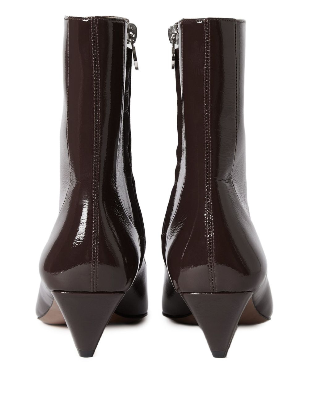 Spur heeled ankle boots - 3
