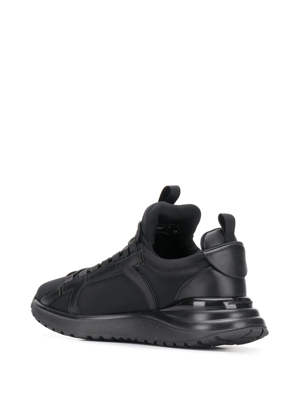 Gancini-panel low-top neoprene trainers - 3