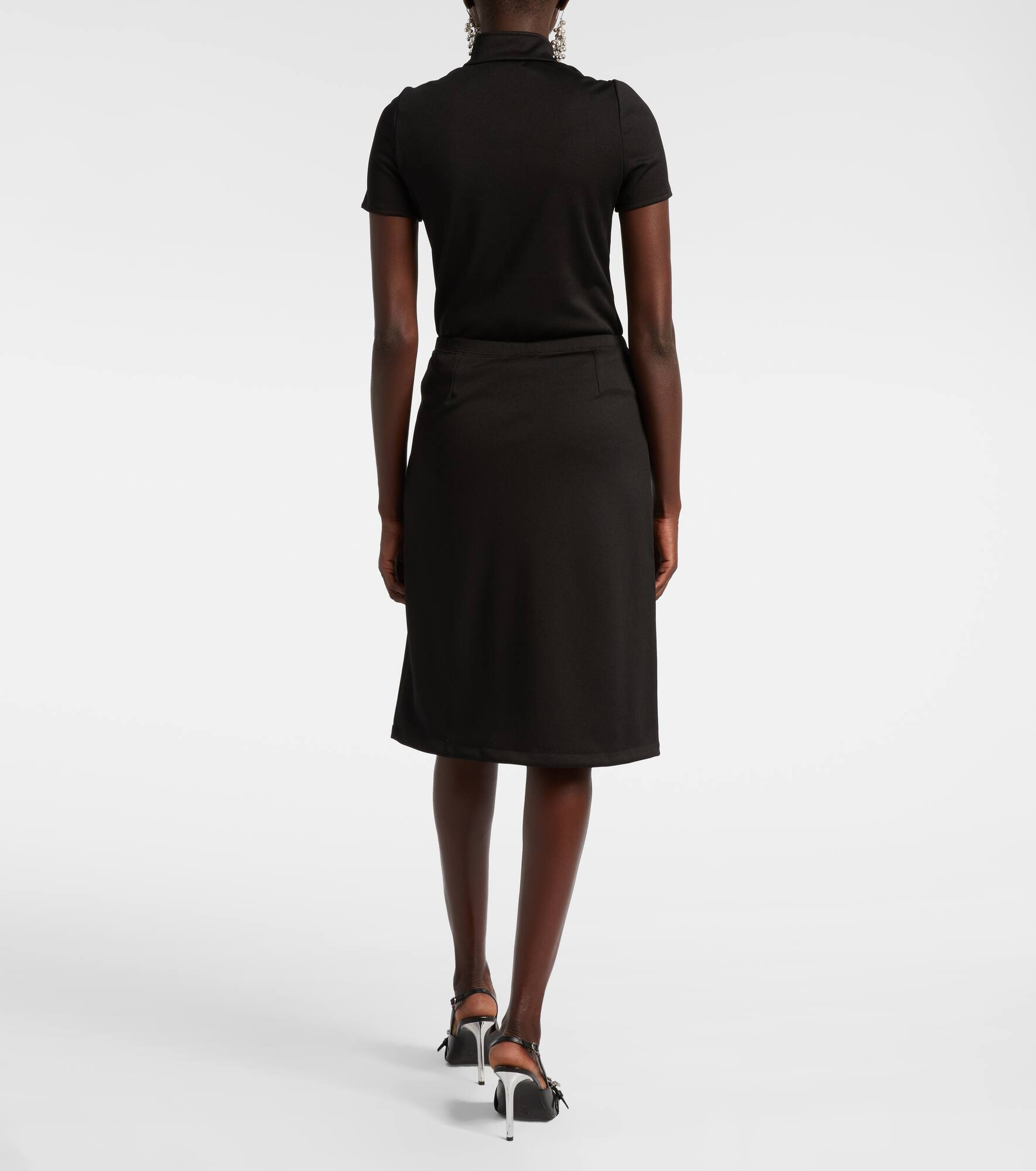 Interlock Tracksuit midi skirt - 3