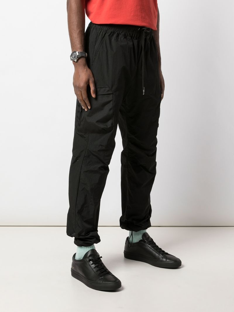 cargo pocket track pants - 3