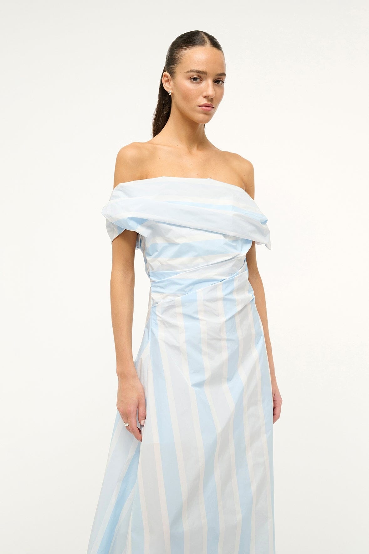 STAUD LIPARI DRESS ADRIATIC STRIPE - 4