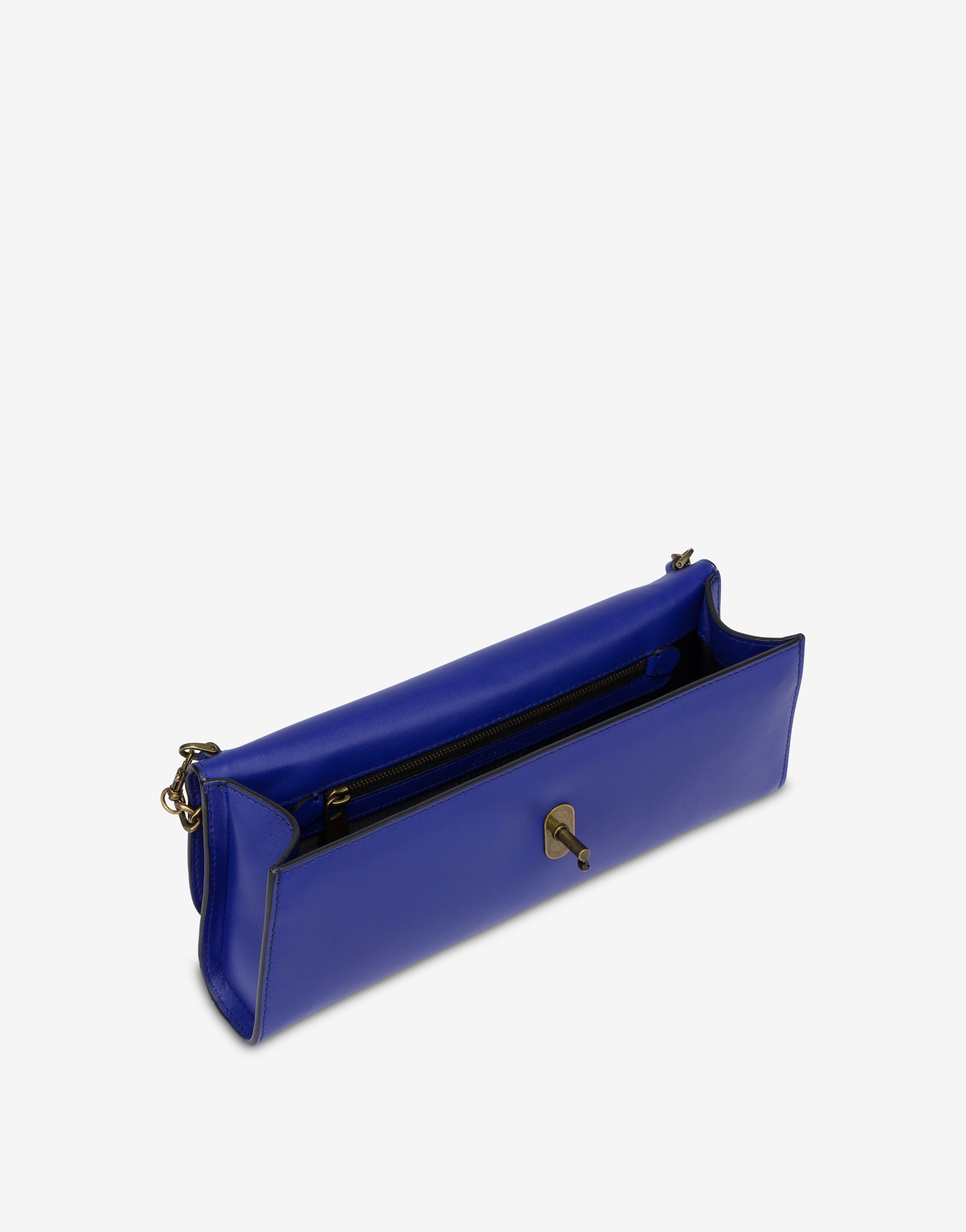 NAPPA LEATHER BAROQUE LOCK CLUTCH - 3