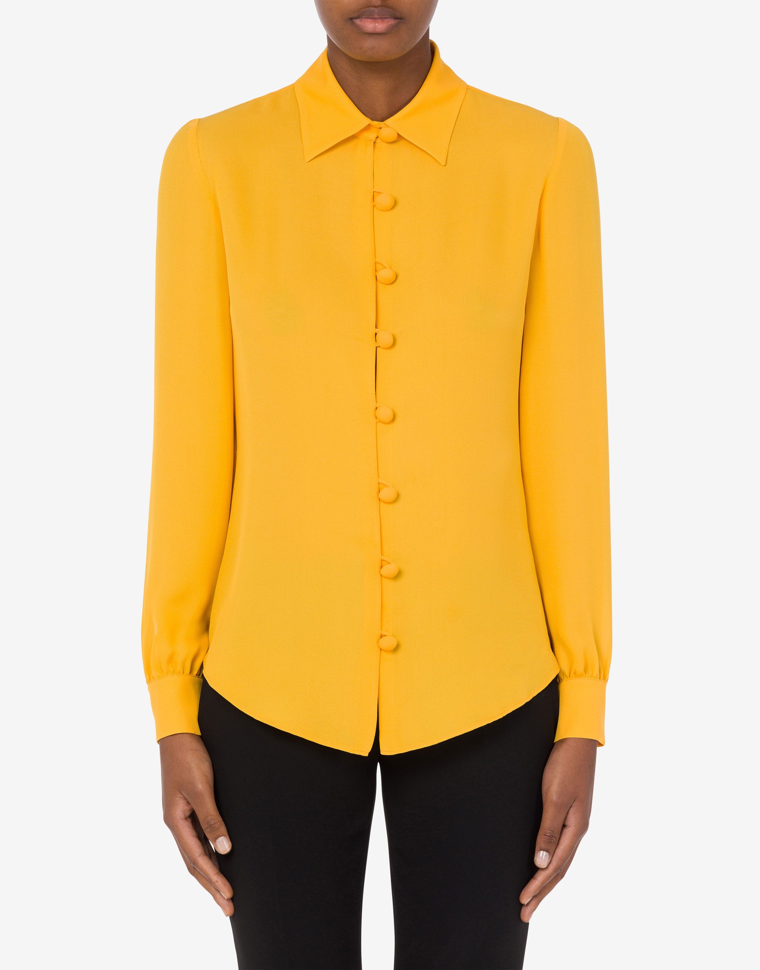 60S SILK CHARMEUSE SHIRT - 2