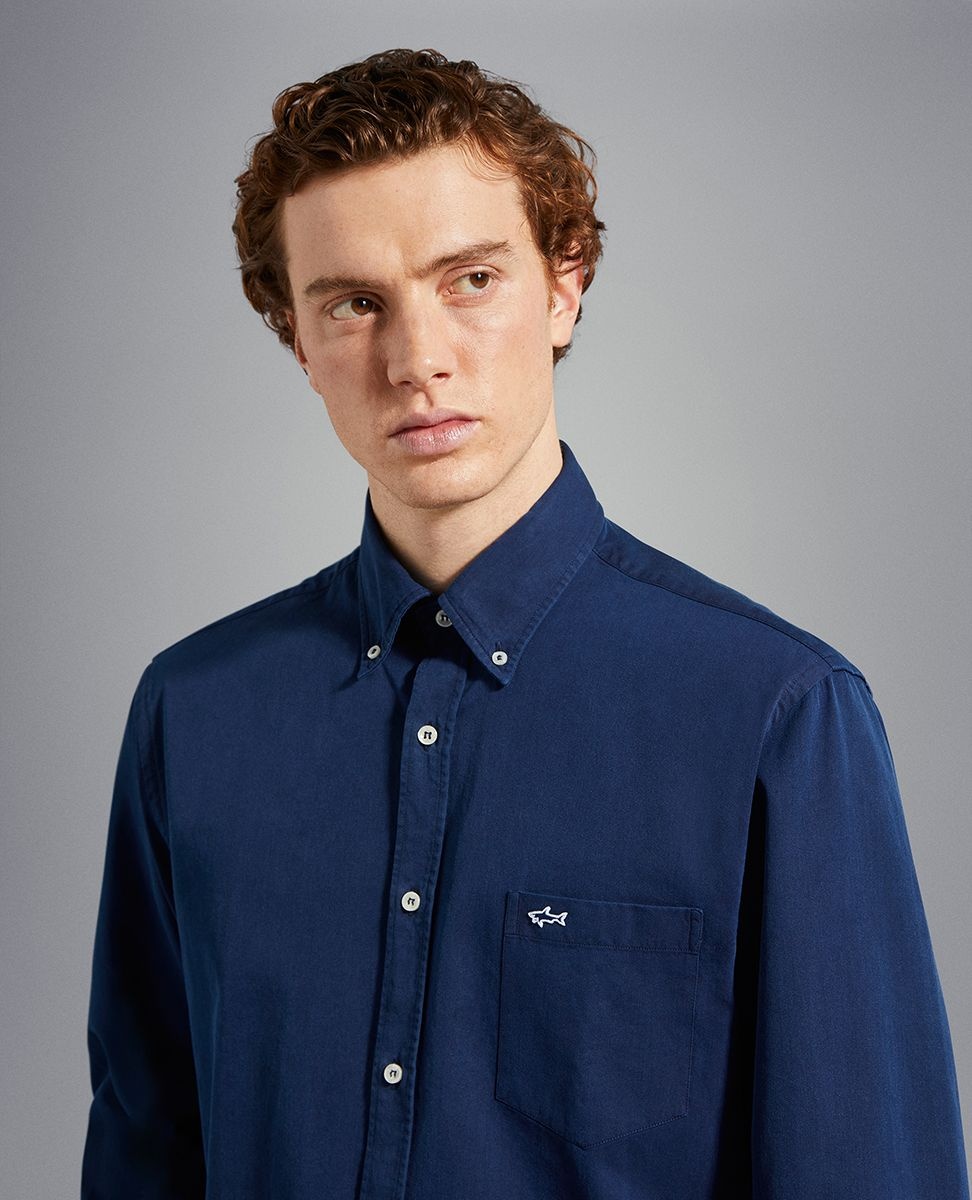 Denim cotton shirt - 5