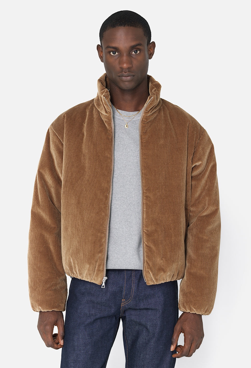 CORDUROY PUFFER JACKET - 2