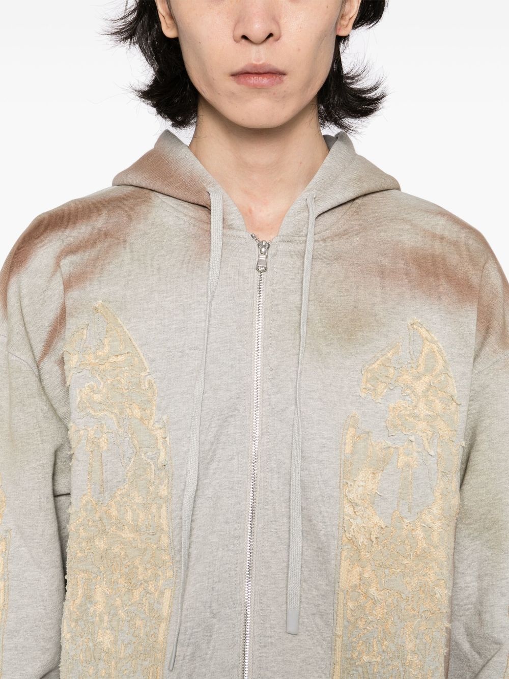 signature mechanic zip-up hoodie - 5