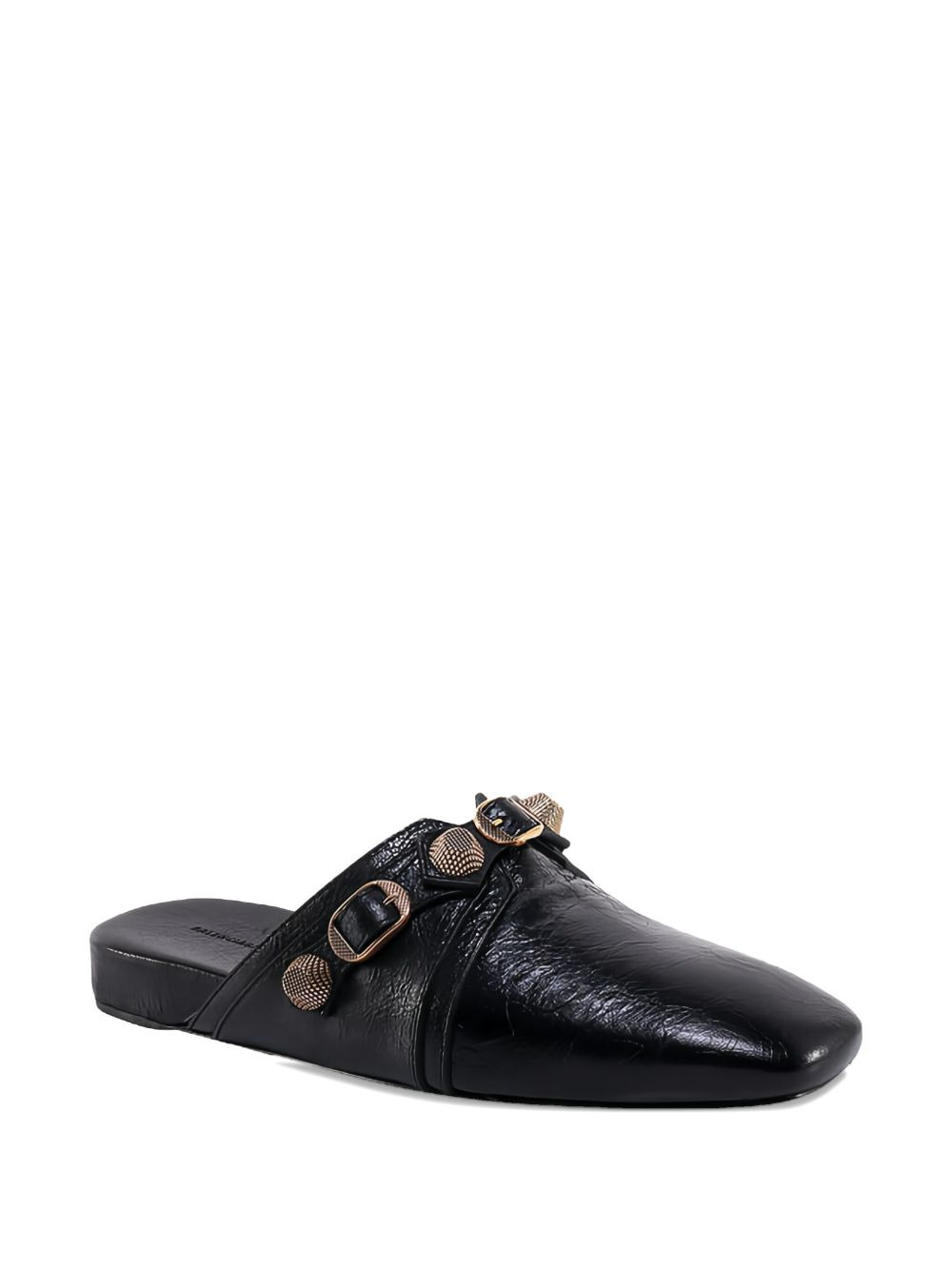 Cagole studded leather slippers - 2