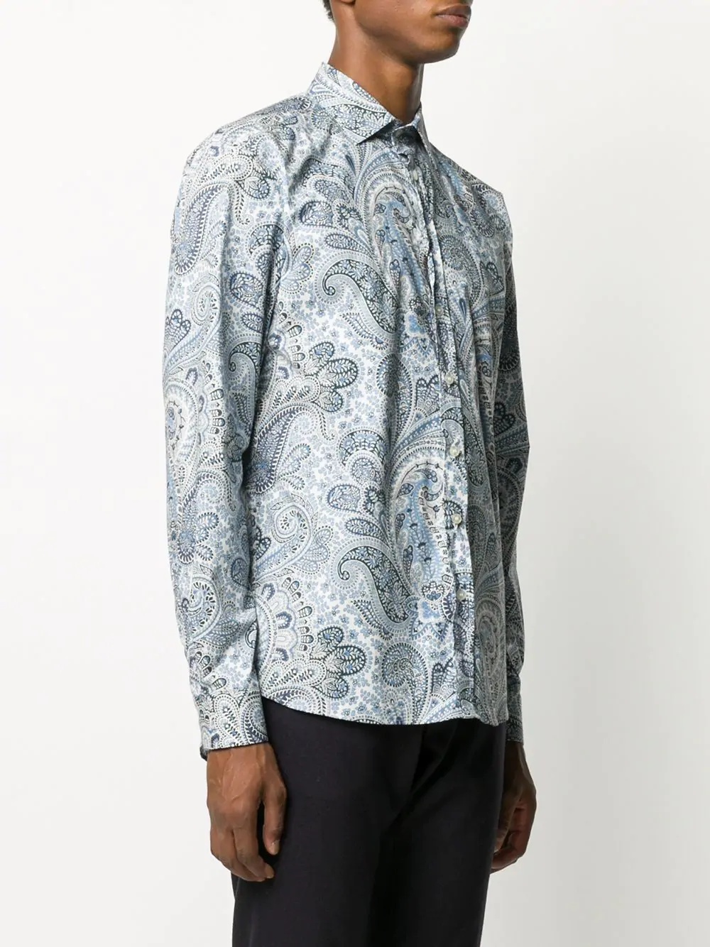 paisley print shirt - 3