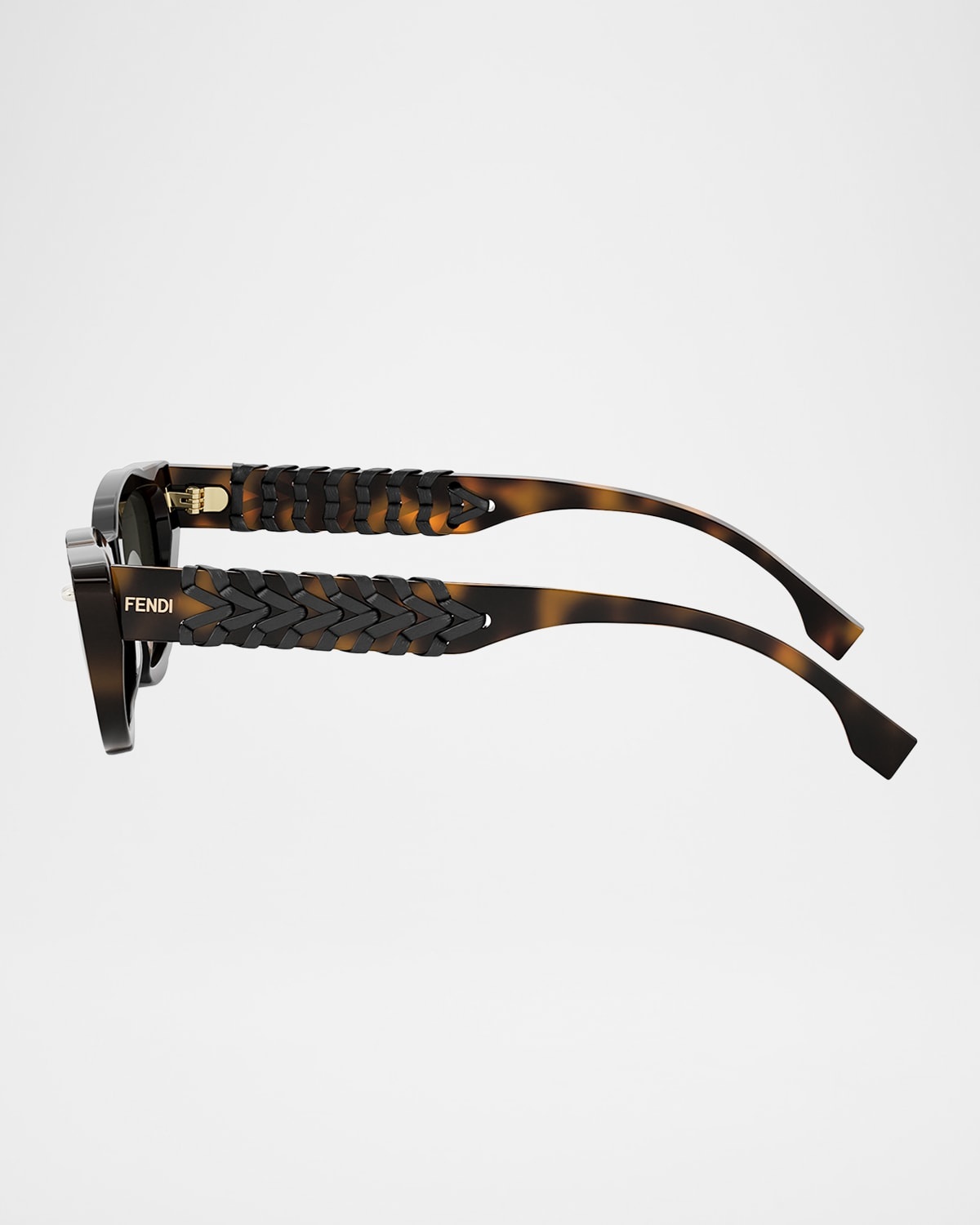 Interlace Acetate Cat-Eye Sunglasses - 4