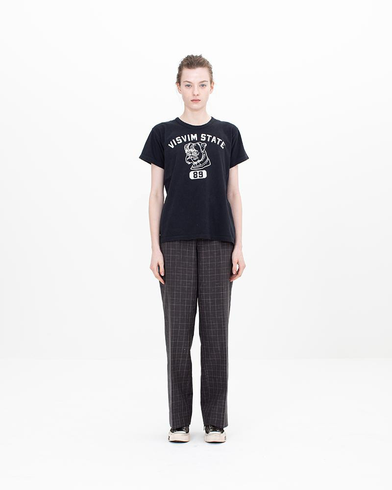 visvim BOX TEE S/S 89 DMGD W BLACK outlook