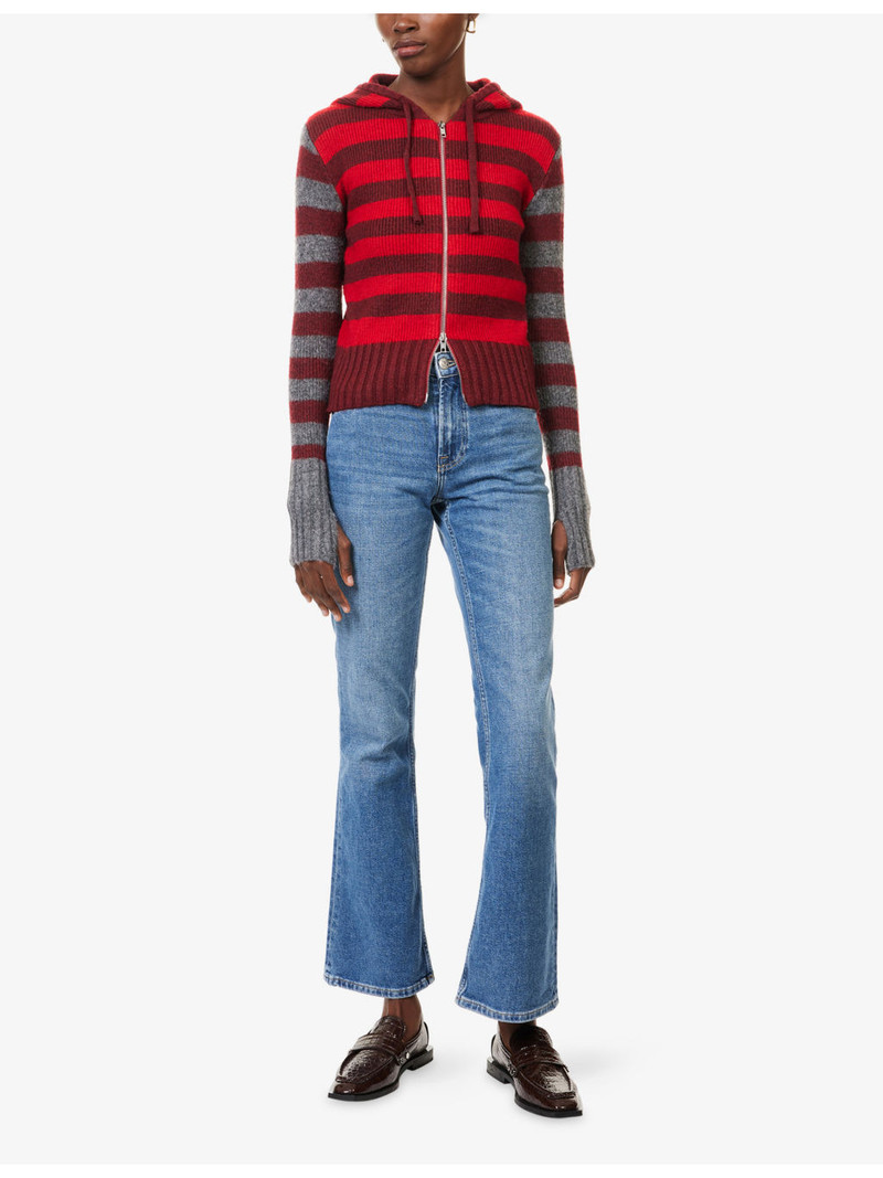 SAMSØE SAMSØE Salella Flared Denim-Blend Jeans outlook