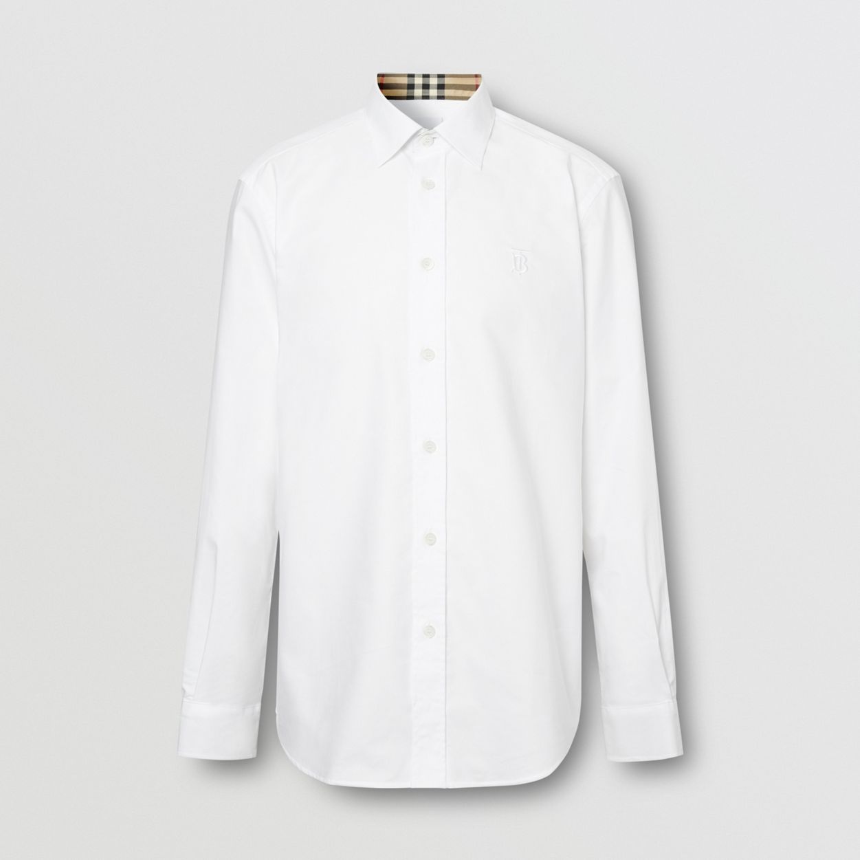 Monogram Motif Cotton Oxford Shirt - 1