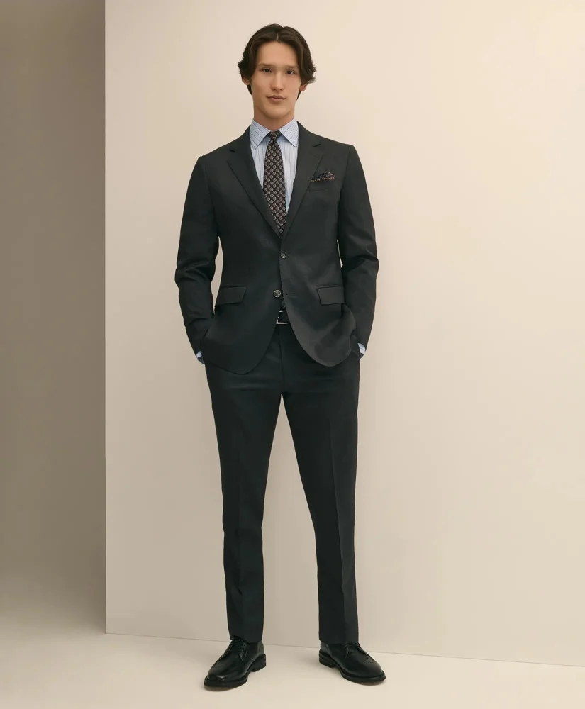 Slim Fit Wool 1818 Suit - 1