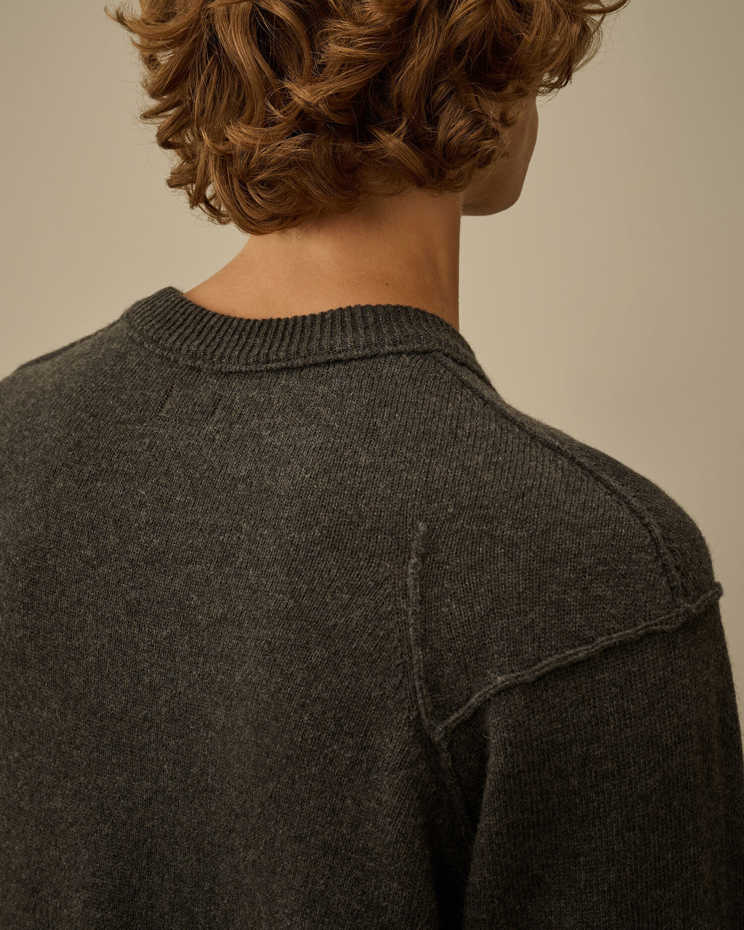 Lambswool GRS Crewneck Lens Sweater - 6
