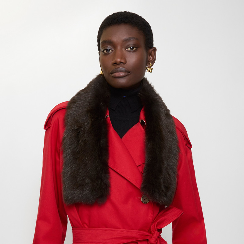 Burberry Reversible Shearling Scarf outlook