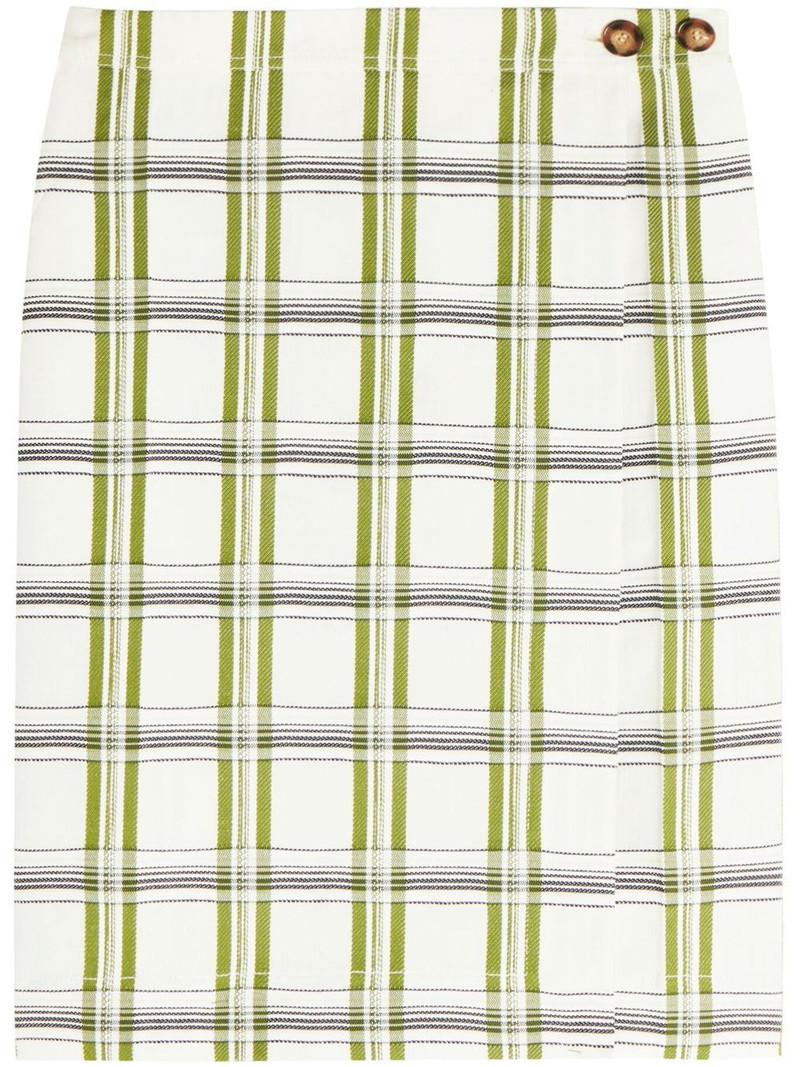 check wrap skirt 1