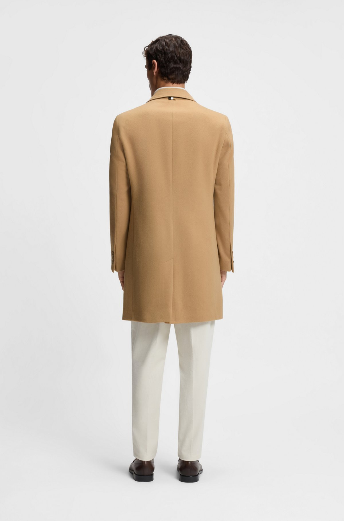 FORMAL COAT IN A WOOL BLEND - 5