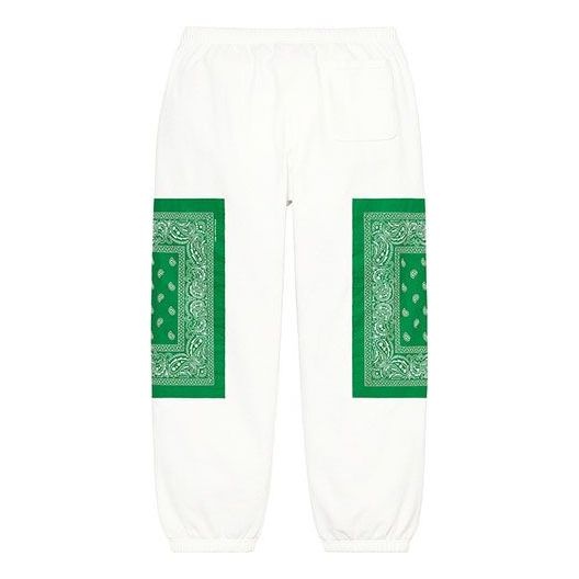 Supreme x The North Face Bandana Sweatpants 'White Green' SUP-SS22-865 - 2