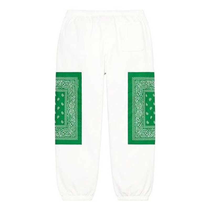 Supreme Supreme x The North Face Bandana Sweatpants 'White Green' SUP-SS22-865 outlook