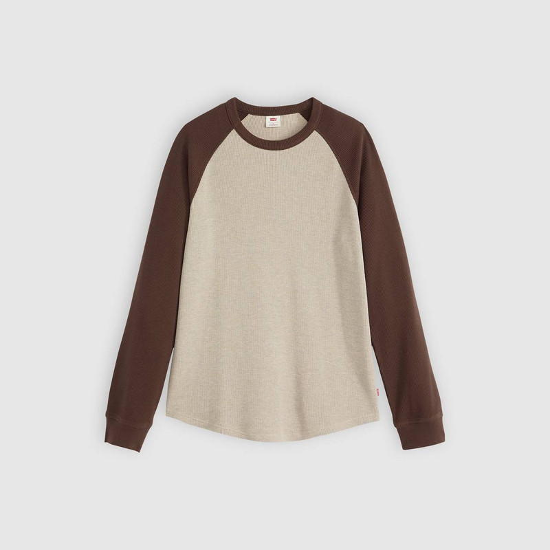 THERMAL RAGLAN CREWNECK T-SHIRT 1