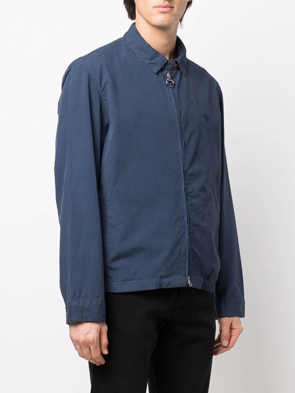 zip-fastening shirt jacket - 3