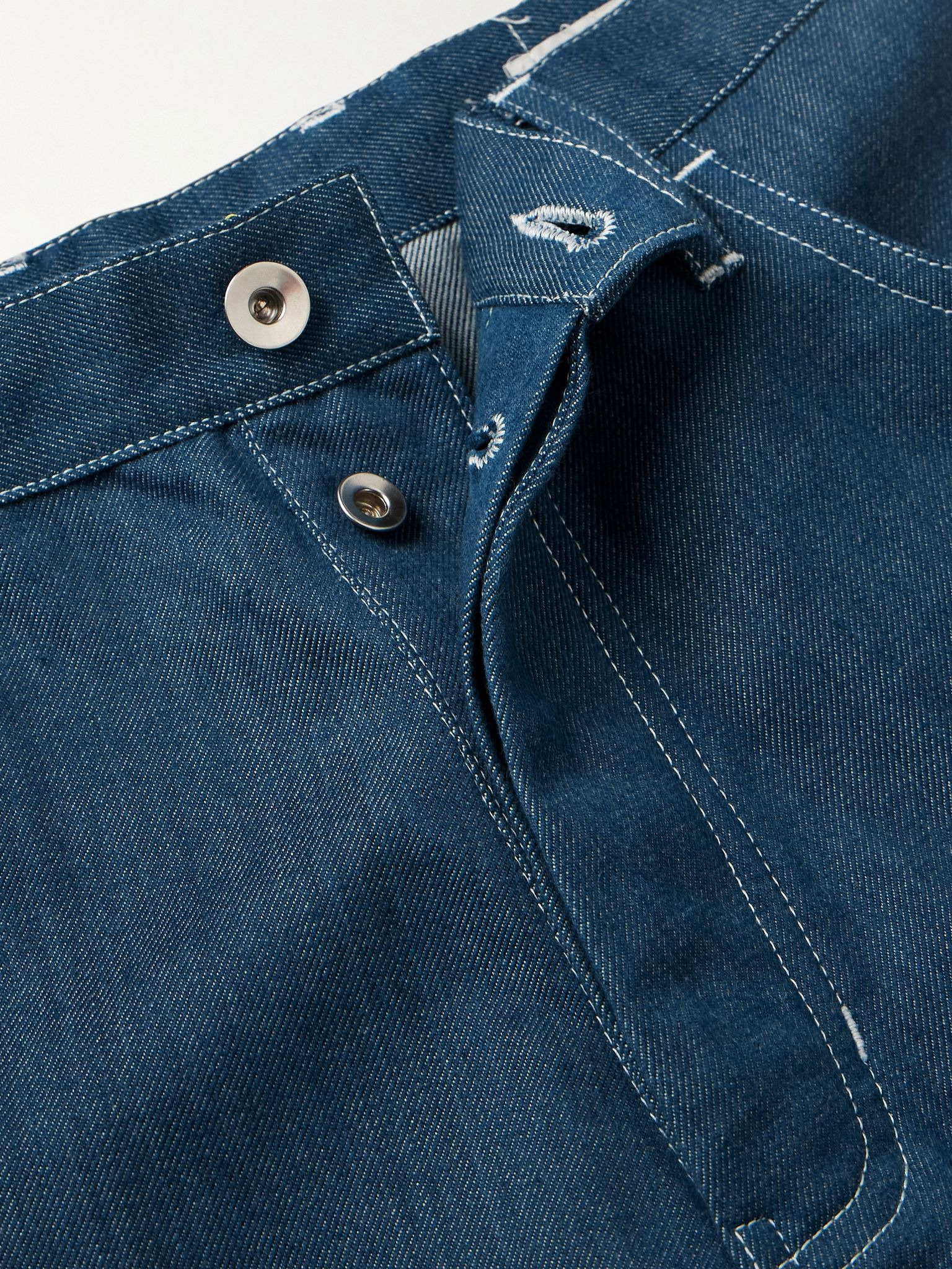 Poetry Wide-Leg Organic Jeans Blue - 6