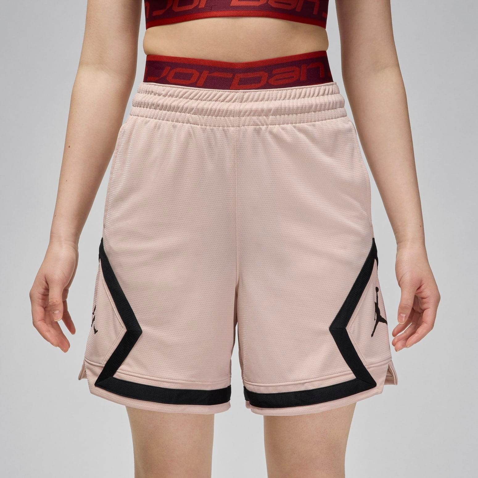 (WMNS) Air Jordan Sport Diamond Shorts 'Pink' FB4589-207 - 2