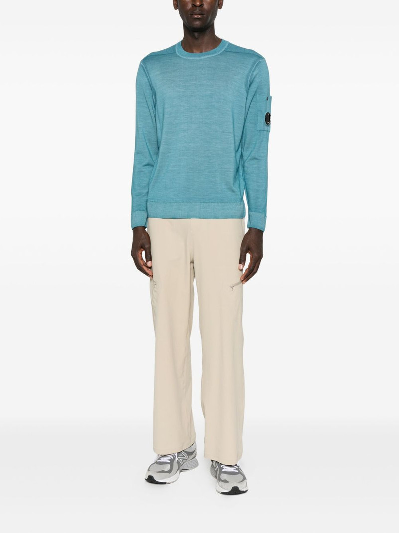 C.P. Company crew-neck lens-pocket sweater outlook