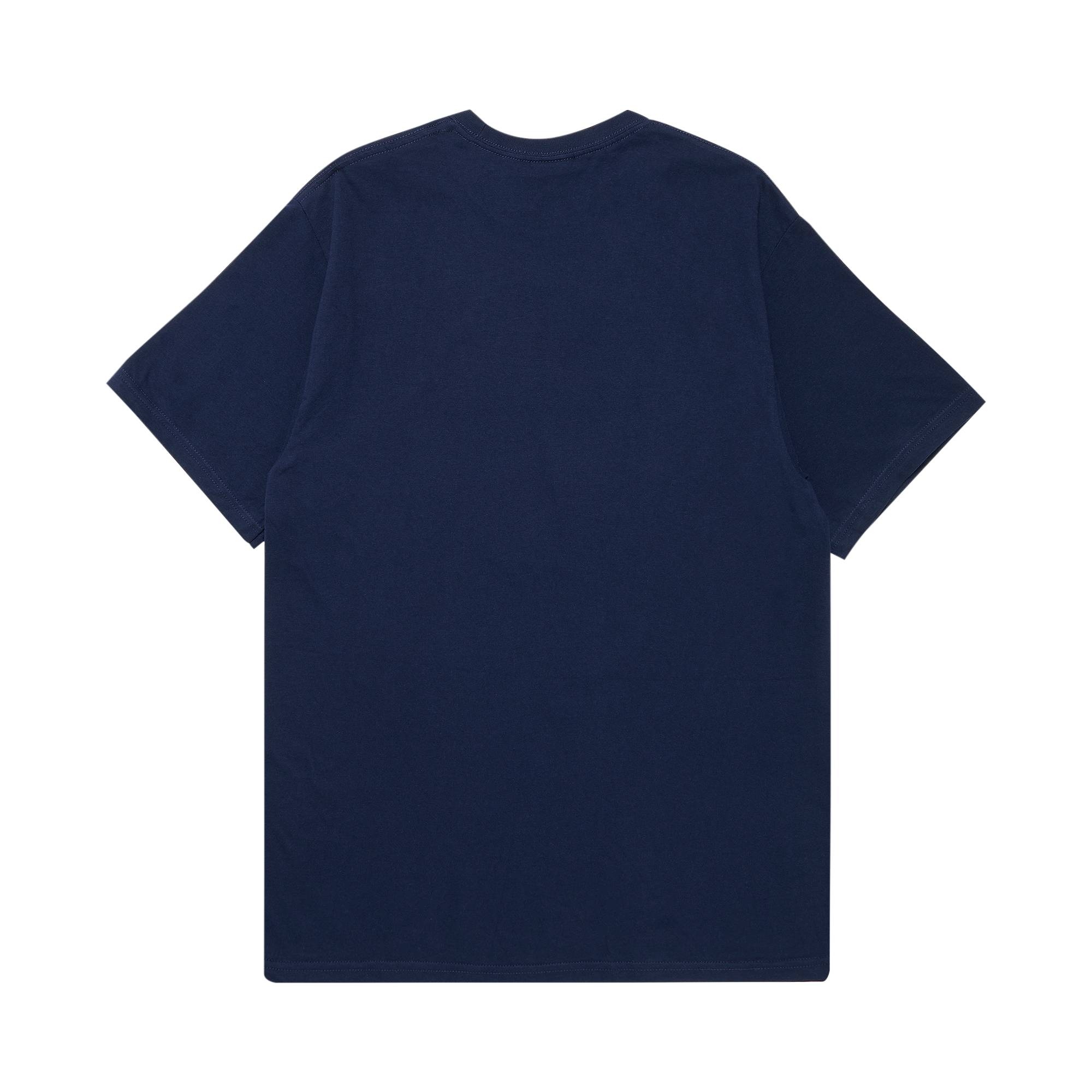 Stussy Chrome Dot Tee 'Navy' - 2