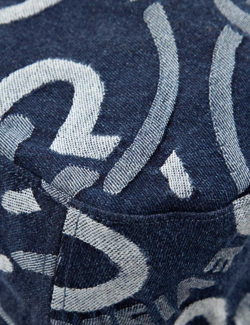 ALLOVER SEAGULL JACQUARD DENIM BUCKET HAT 9