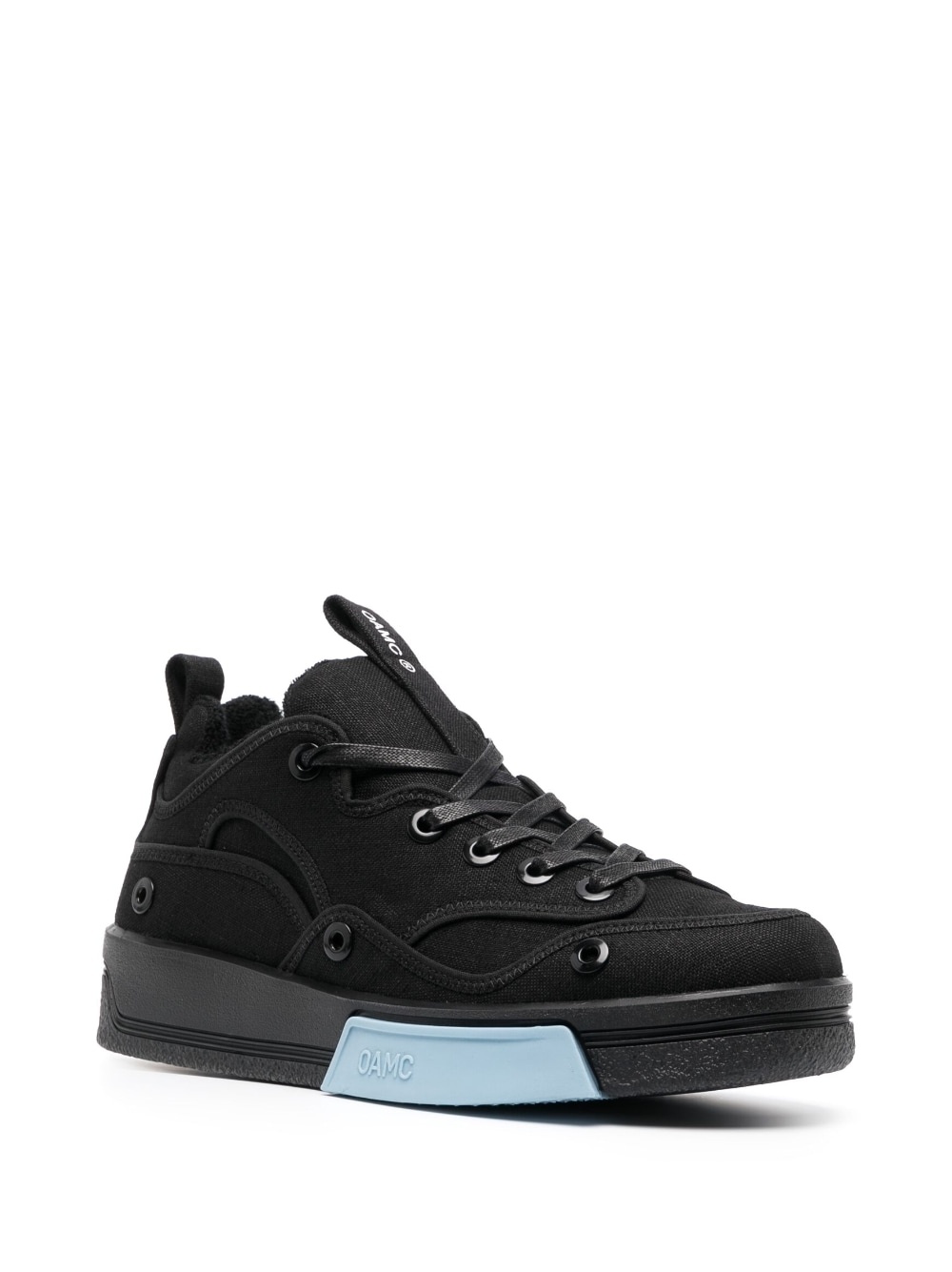 logo-print tongue sneakers - 2