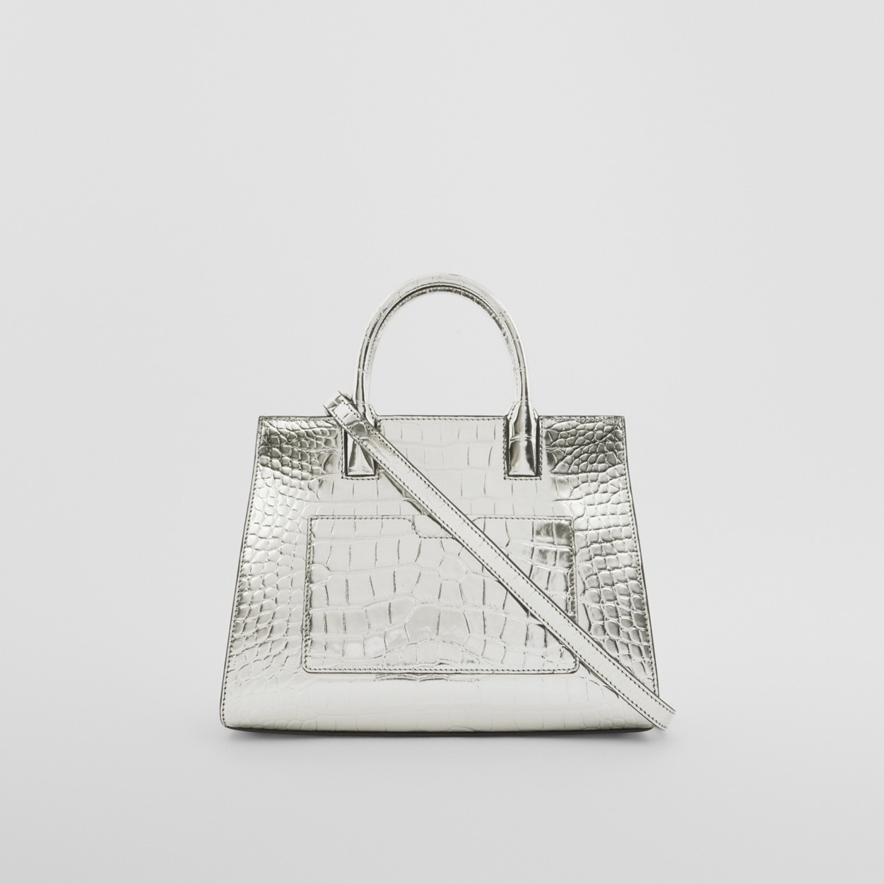 Metallic Embossed Leather Mini Frances Bag - 8