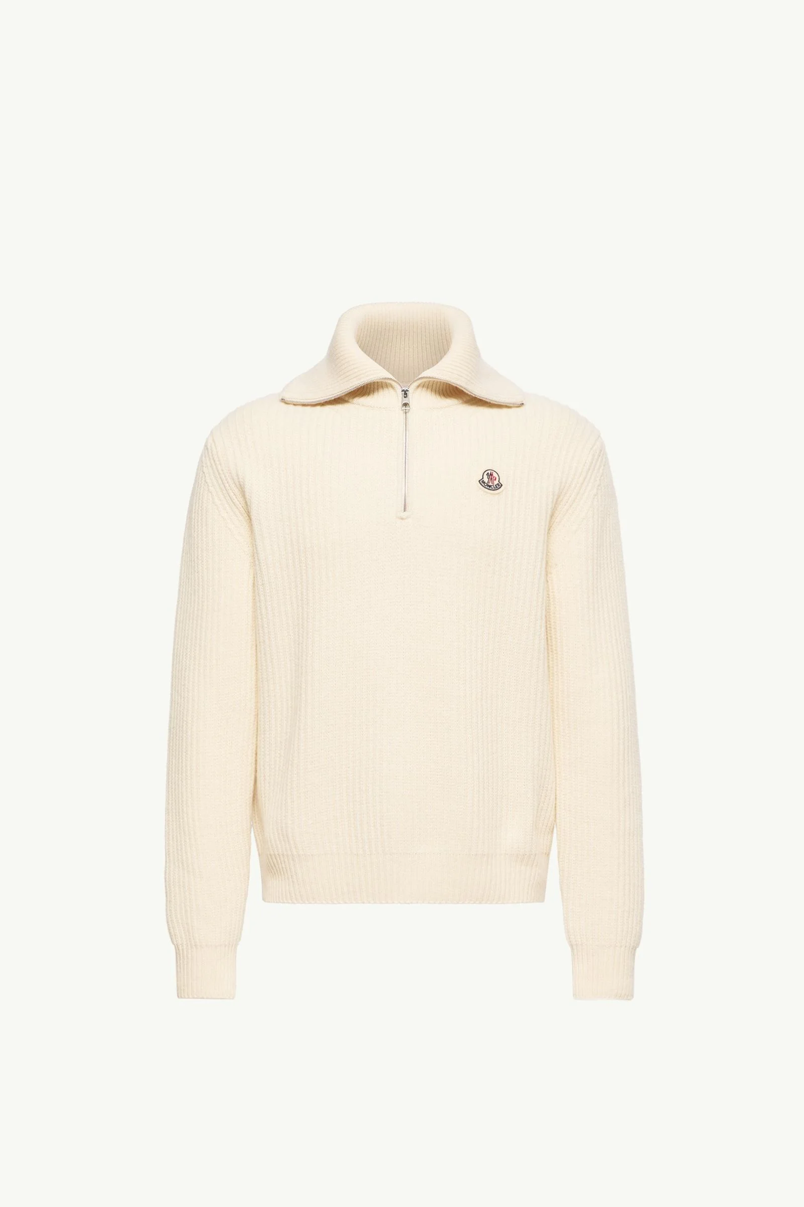 Logo Rib Wool Turtleneck - 1