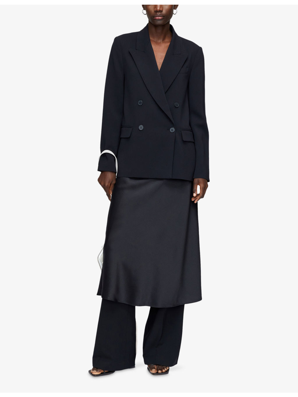 Jaden Double-Breasted Woven Blazer - 2