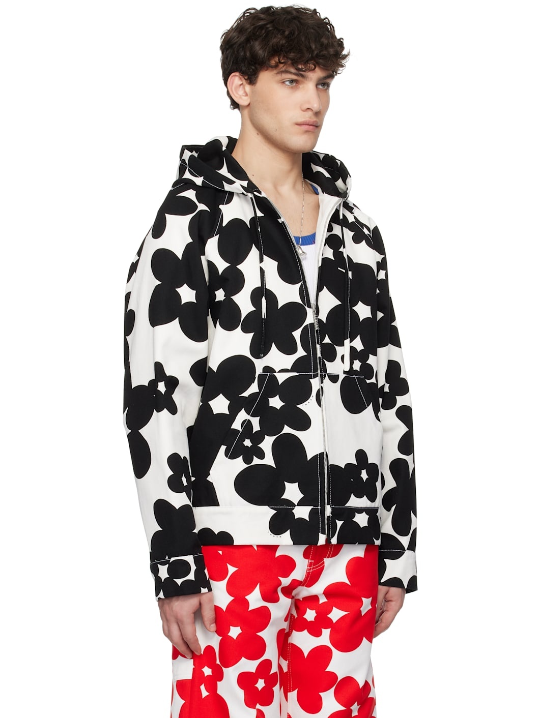 Black & White Dillies Print Jacket - 2
