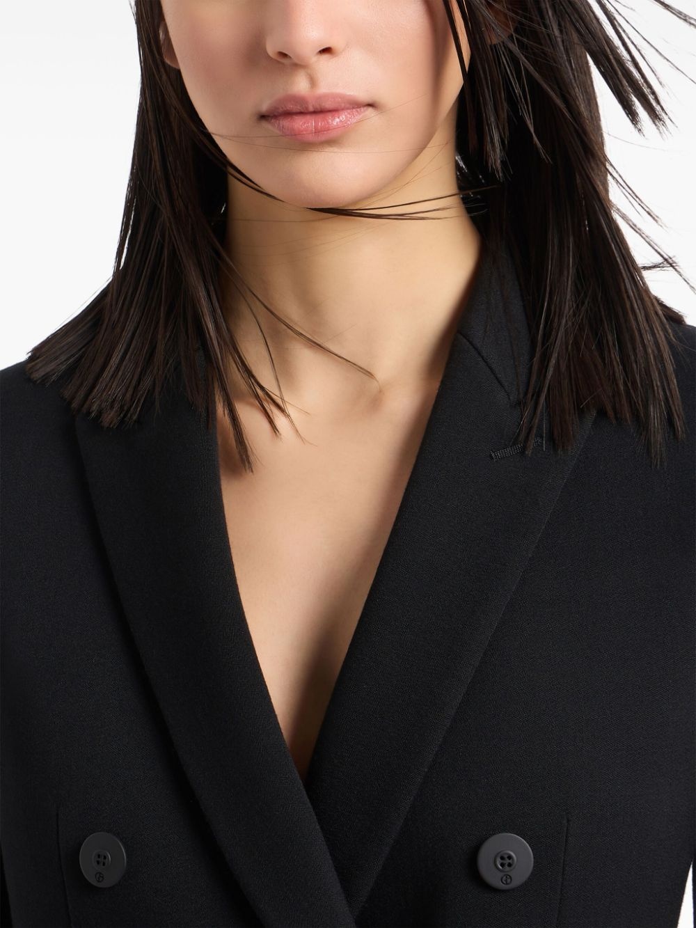 notched-lapels double-breasted blazer - 4