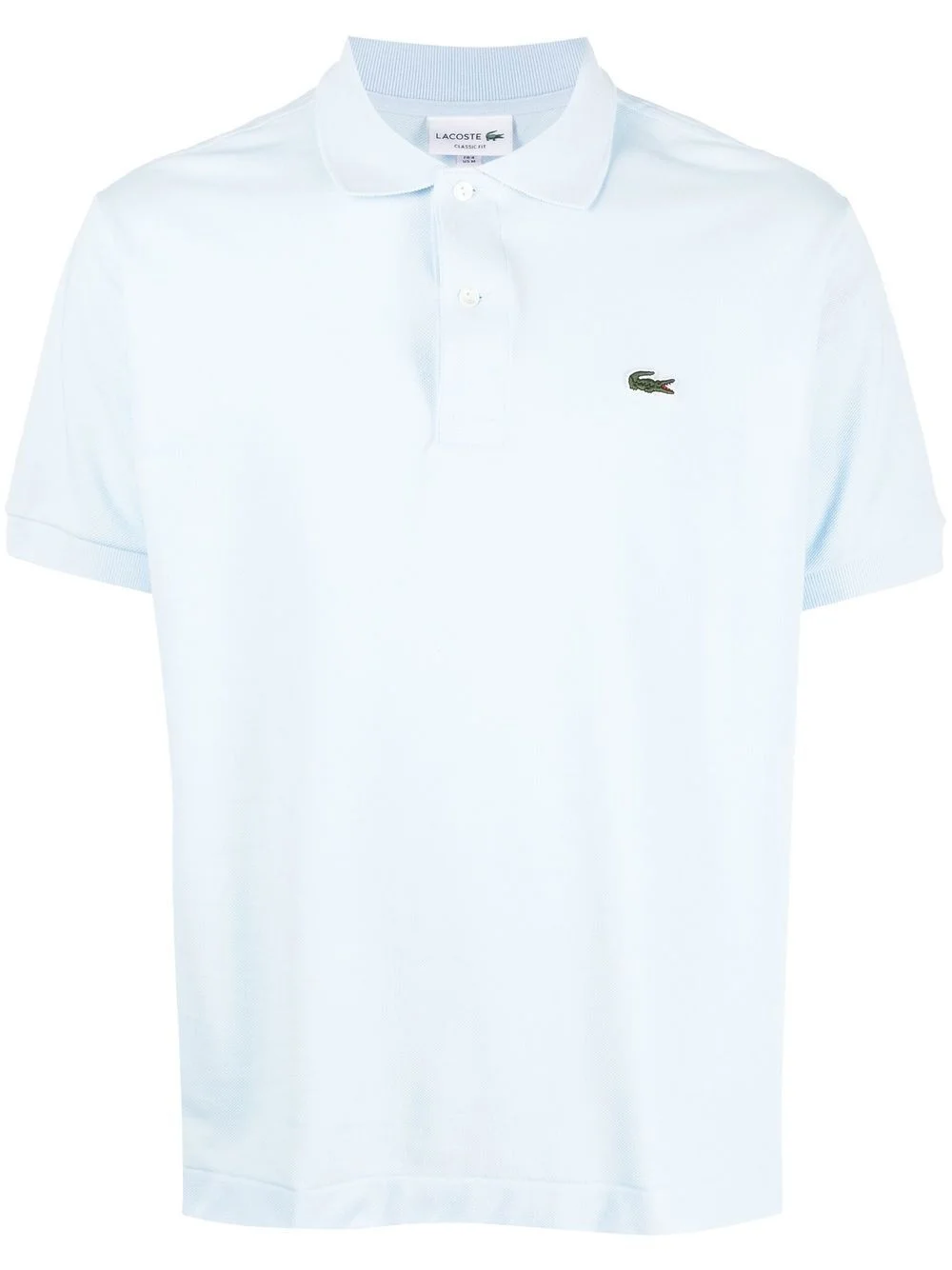 logo-patch polo shirt - 1