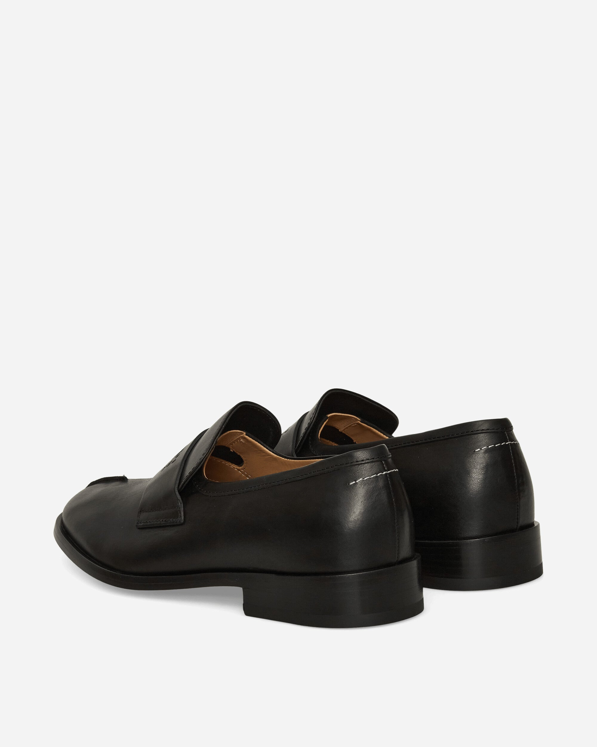Leather Loafers Black - 4
