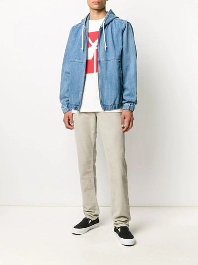 Stüssy hooded denim bomber jacket outlook