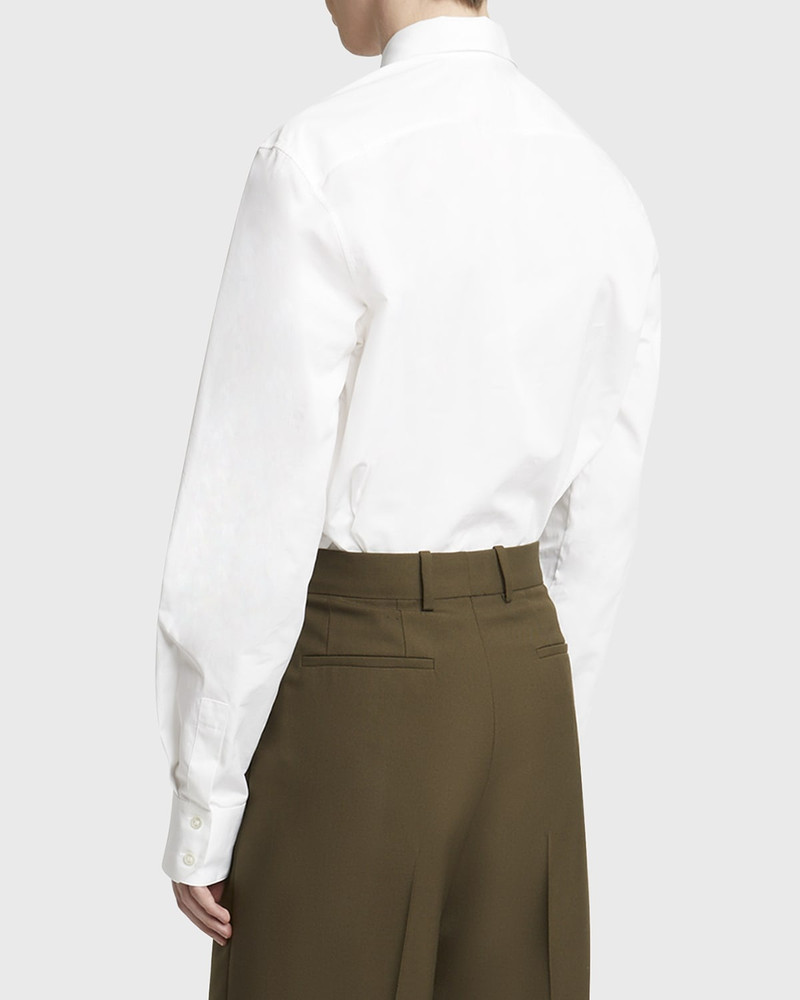 SAINT LAURENT Men's Solid Cotton Sport Shirt outlook