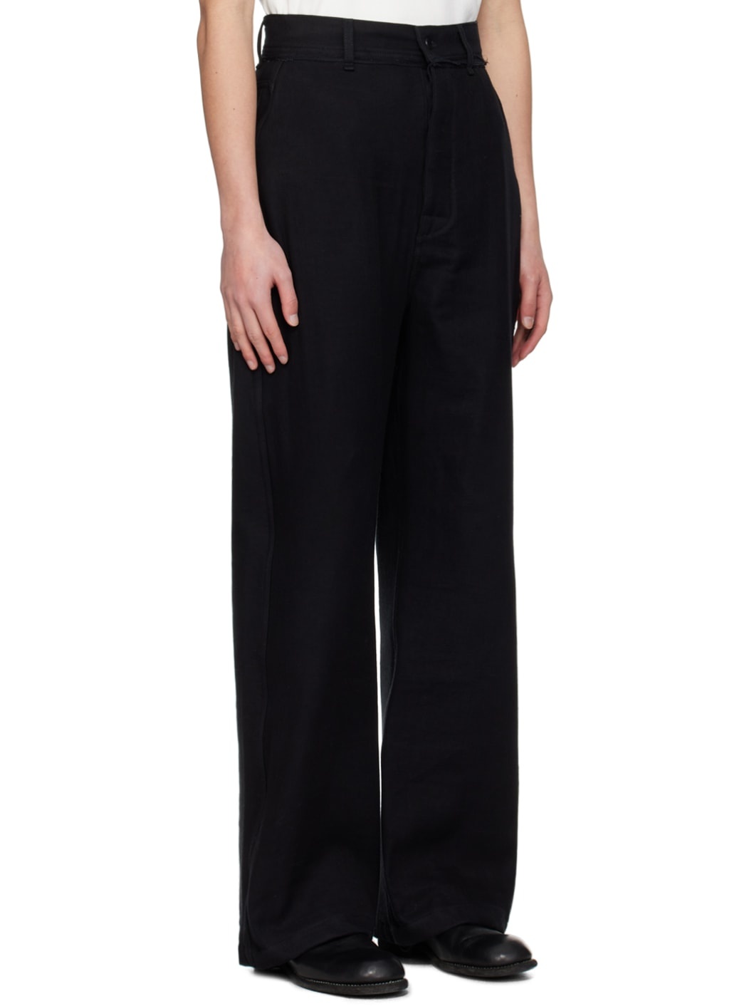 Black Layered Jeans - 2