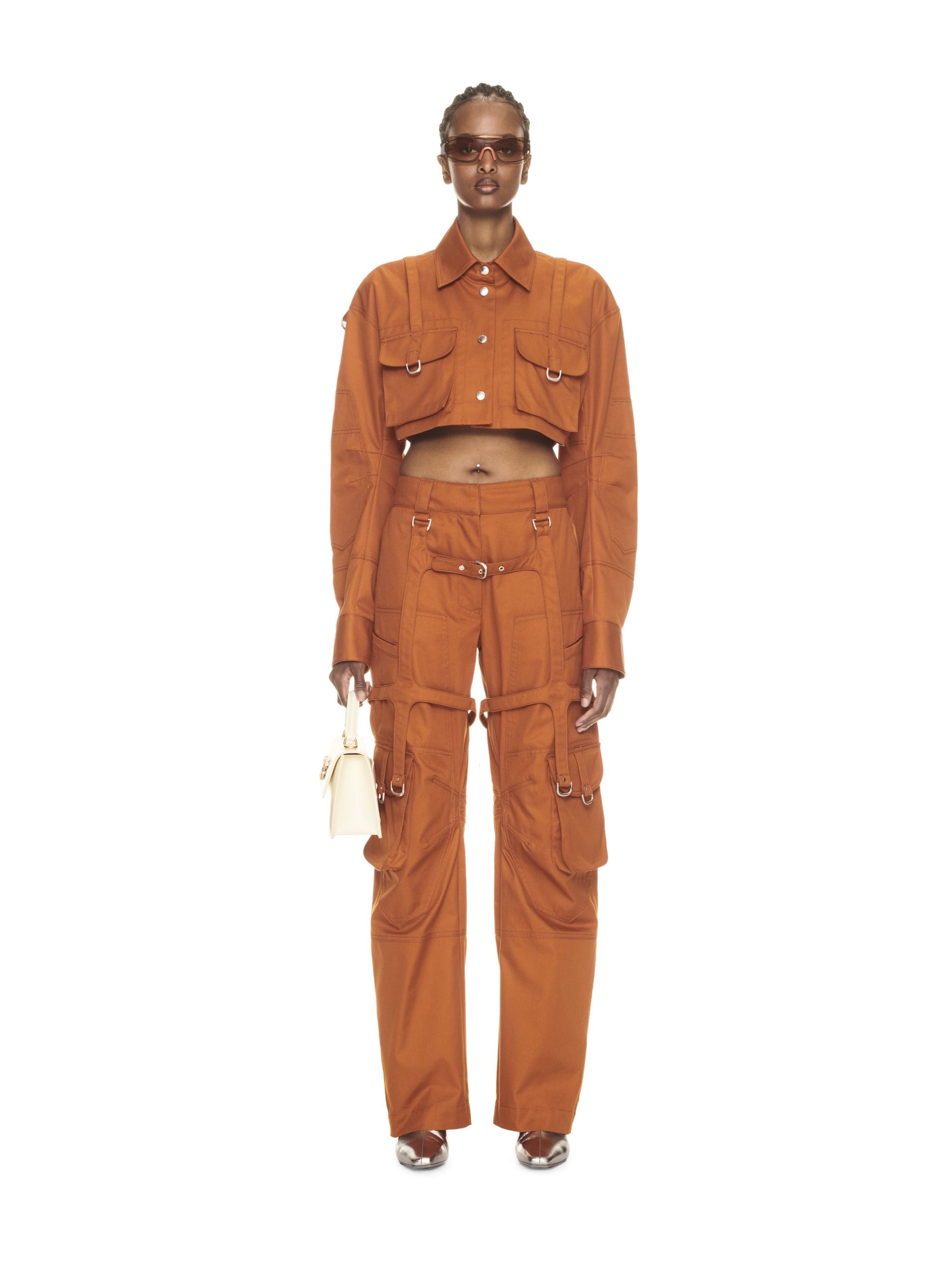 Co Cargo Pkt Over Pant Brick Red No Colo - 2