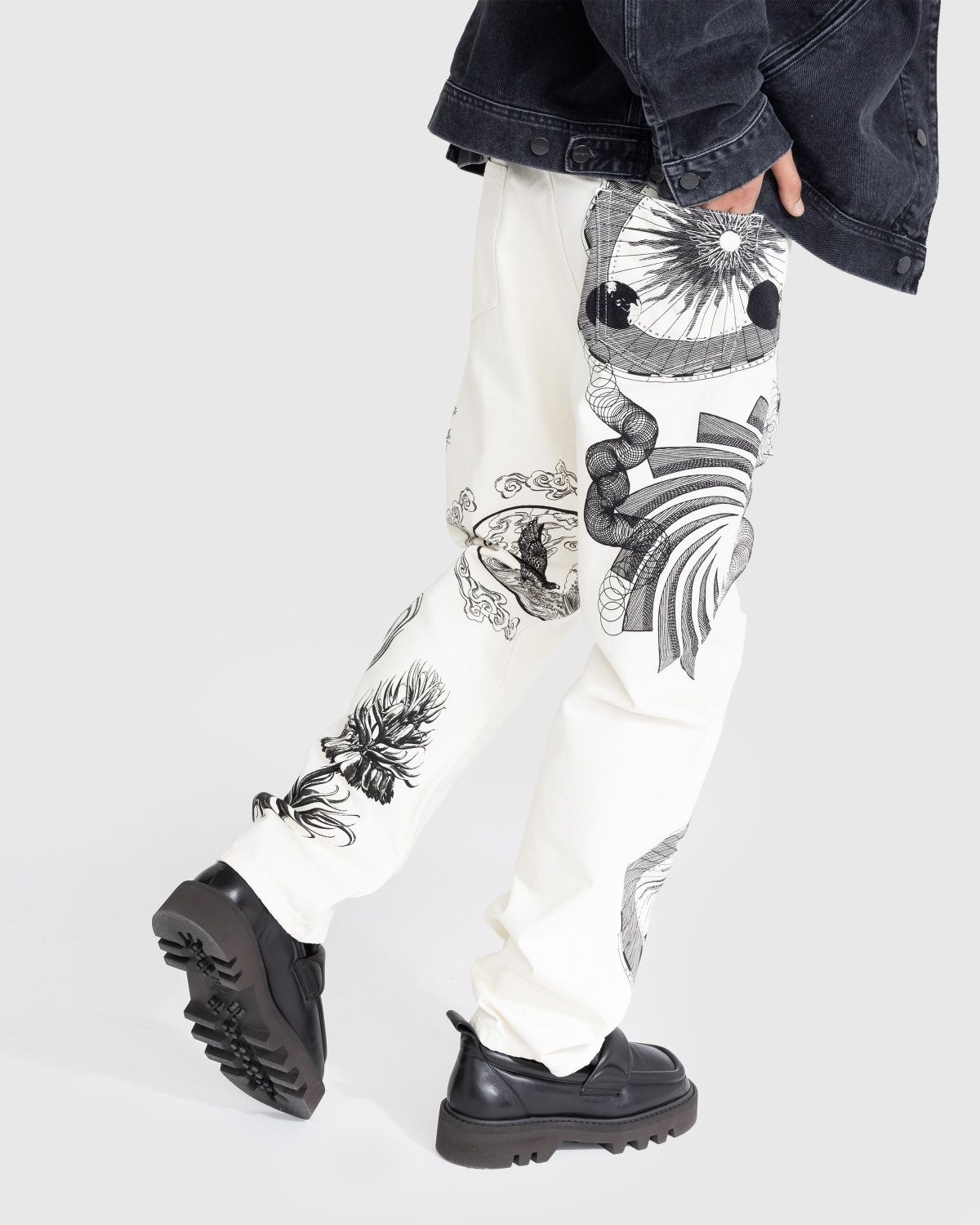 Dries van Noten – Panthero Pants White - 3